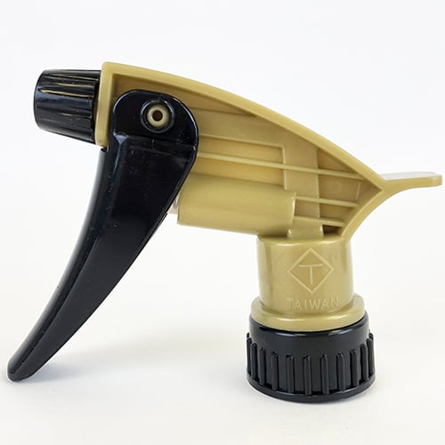 Trigger Sprayer TOLCO Chemical & Acid Resistant, Black/Gold (200 Pcs/Case)