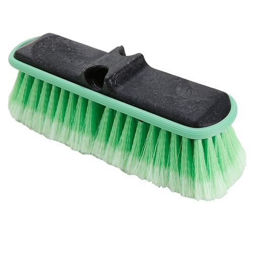 Bumper Guard Flow-Thru Brush Head, 10", Green (10 pcs/cs)