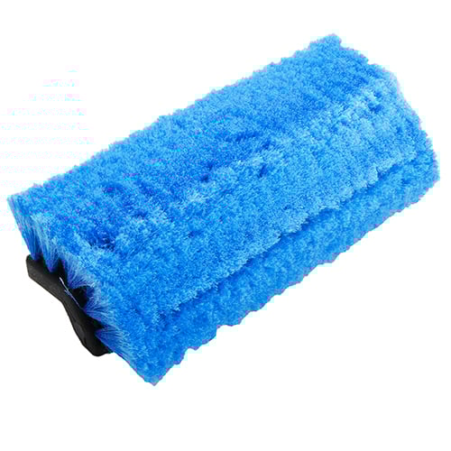 Bi-Level Flow-Thru Truck Brush Head, 13", Blue (12pcs/cs)