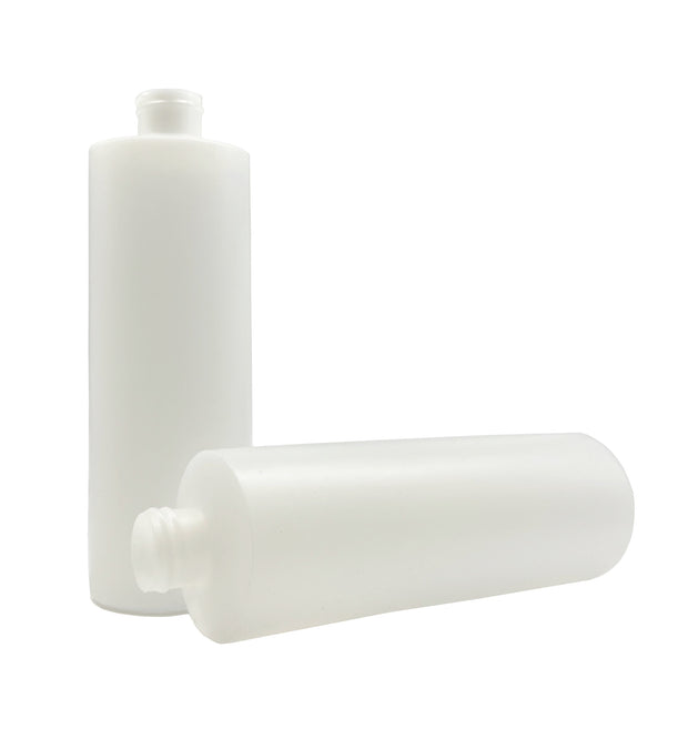 16 Ounce Natural HDPE Bottles, Box of 189 pieces